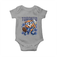 Toronto Ice Hockey Beaver Baby Onesie Canadian Pride Gift - Wonder Print Shop