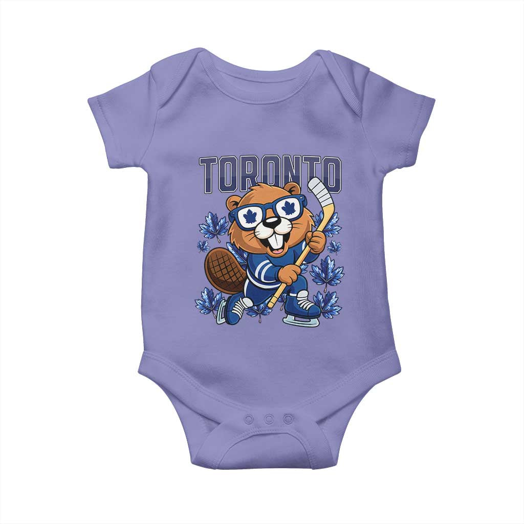 Toronto Ice Hockey Beaver Baby Onesie Canadian Pride Gift - Wonder Print Shop