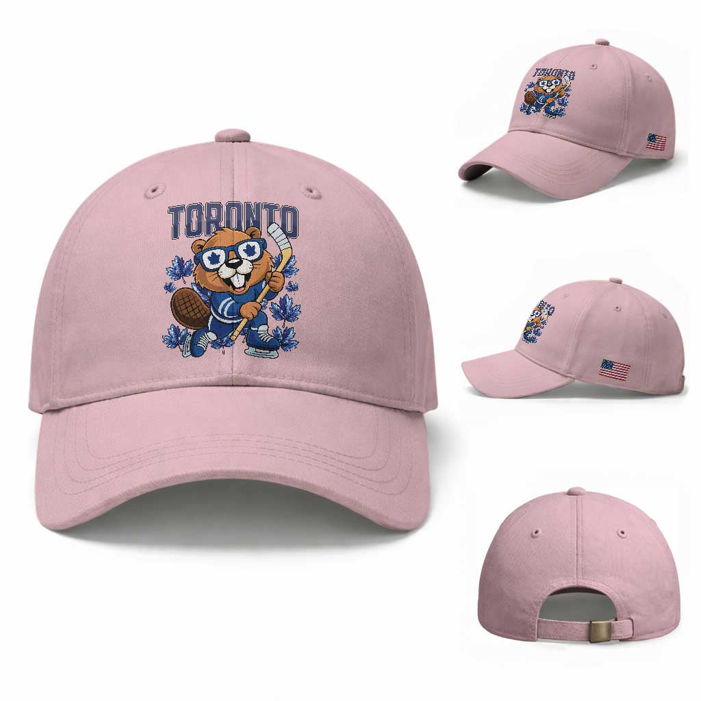Toronto Ice Hockey Beaver Baseball Cap Canadian Pride Gift