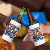 Toronto Ice Hockey Beaver 4 in 1 Can Cooler Tumbler Canadian Pride Gift - Wonder Print Shop