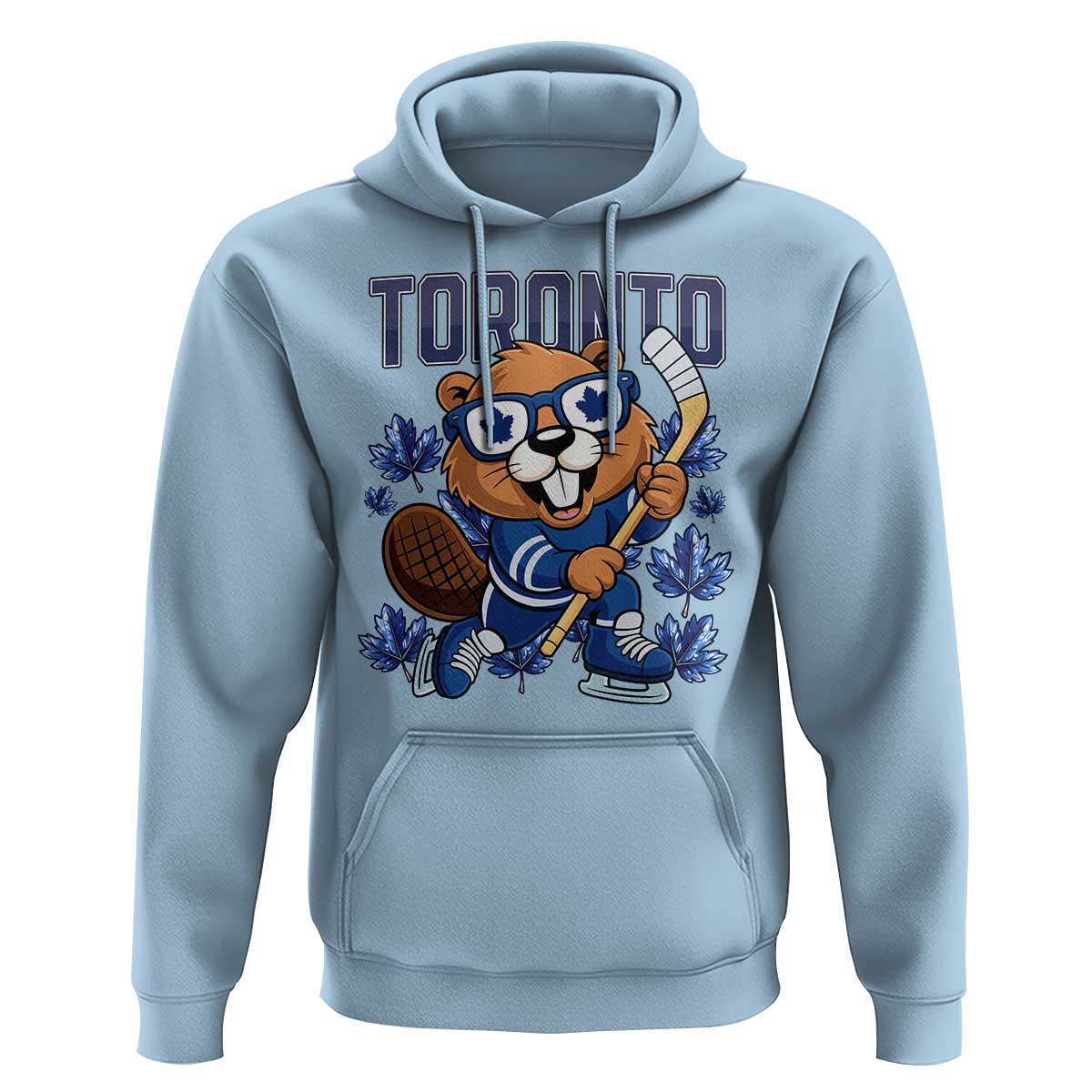 Toronto Ice Hockey Beaver Hoodie Canadian Pride Gift - Wonder Print Shop