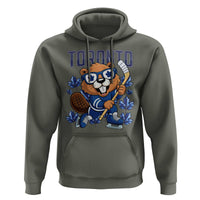 Toronto Ice Hockey Beaver Hoodie Canadian Pride Gift - Wonder Print Shop