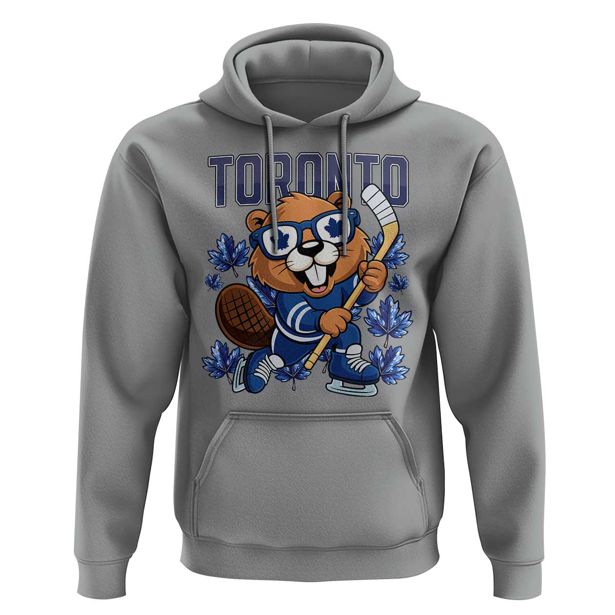 Toronto Ice Hockey Beaver Hoodie Canadian Pride Gift - Wonder Print Shop