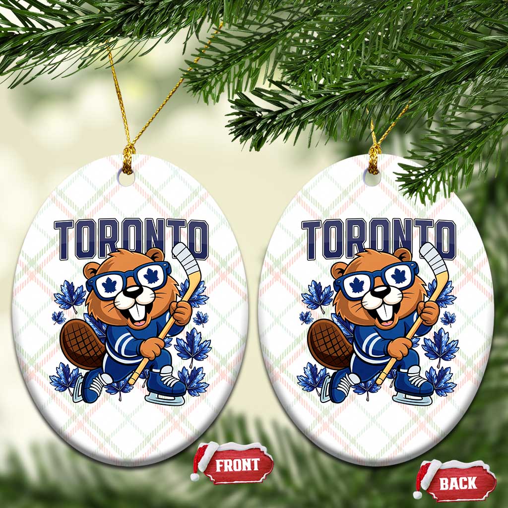 Toronto Ice Hockey Beaver Ceramic Ornament Canadian Pride Gift - Wonder Print Shop