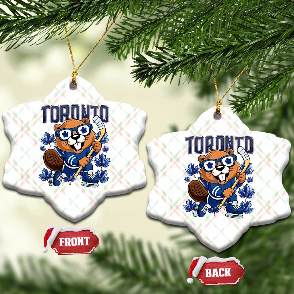 Toronto Ice Hockey Beaver Ceramic Ornament Canadian Pride Gift - Wonder Print Shop