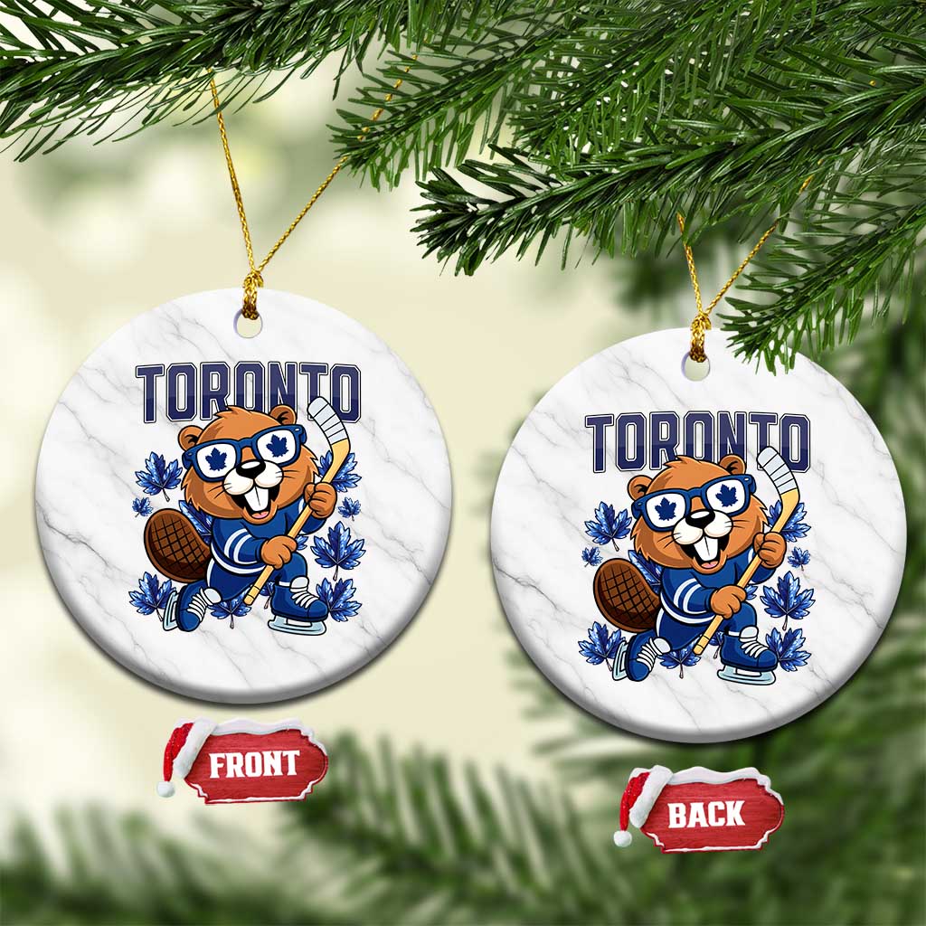 Toronto Ice Hockey Beaver Ceramic Ornament Canadian Pride Gift - Wonder Print Shop