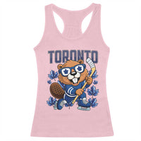Toronto Ice Hockey Beaver Racerback Tank Top Canadian Pride Gift - Wonder Print Shop