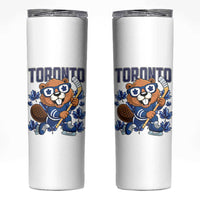 Toronto Ice Hockey Beaver Skinny Tumbler Canadian Pride Gift - Wonder Print Shop