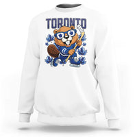 Toronto Ice Hockey Beaver Sweatshirt Canadian Pride Gift - Wonder Print Shop