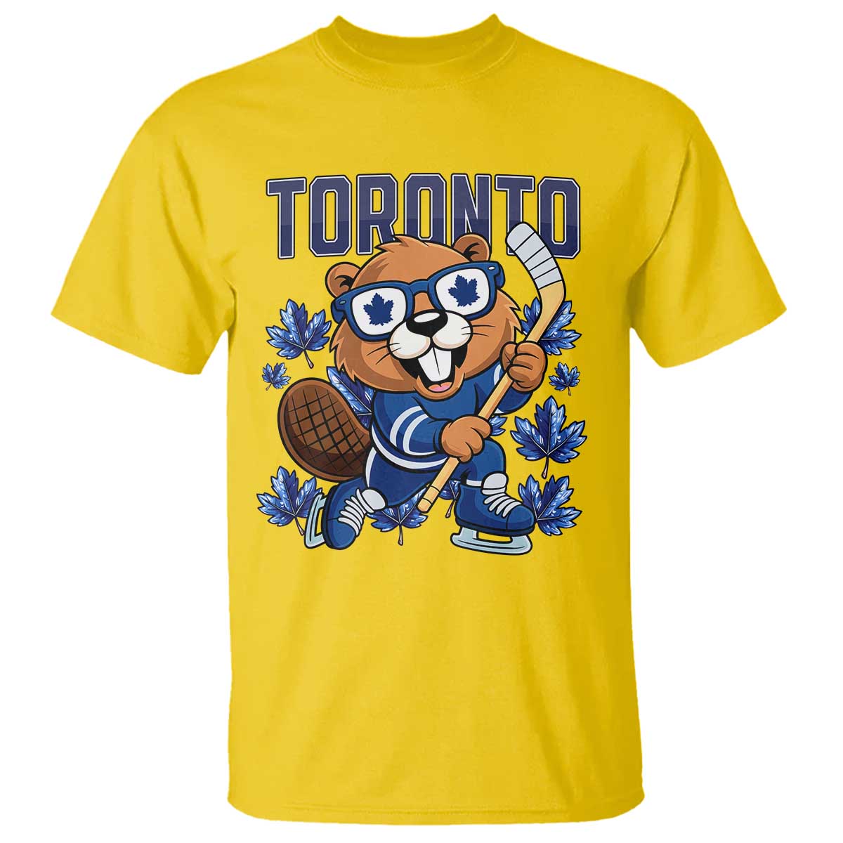 Toronto Ice Hockey Beaver T Shirt Canadian Pride Gift - Wonder Print Shop