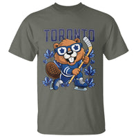 Toronto Ice Hockey Beaver T Shirt Canadian Pride Gift - Wonder Print Shop