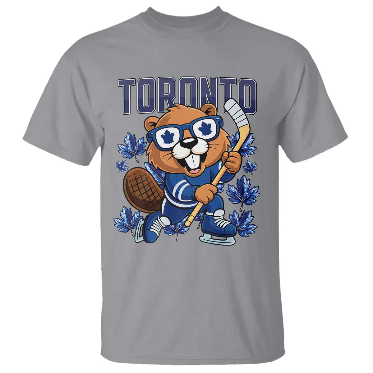 Toronto Ice Hockey Beaver T Shirt Canadian Pride Gift - Wonder Print Shop