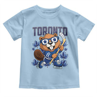 Toronto Ice Hockey Beaver Toddler T Shirt Canadian Pride Gift - Wonder Print Shop