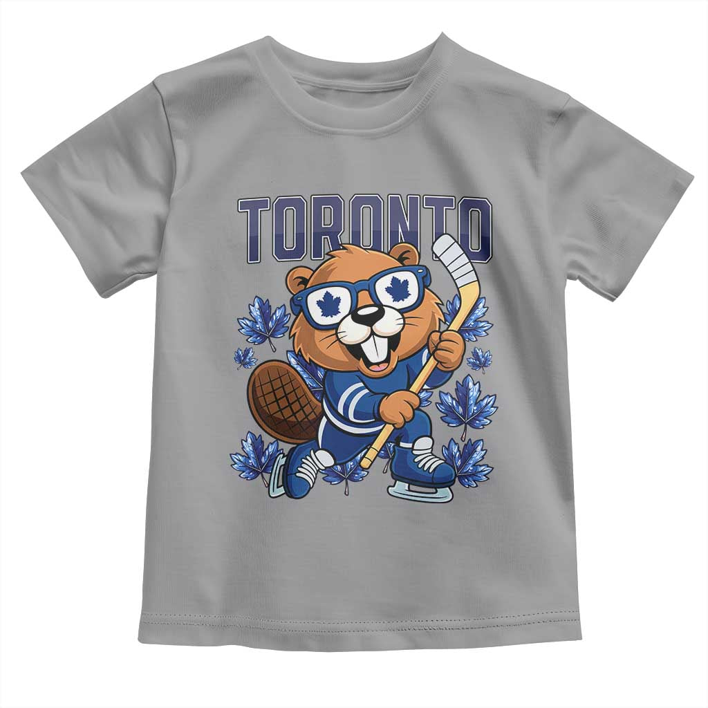 Toronto Ice Hockey Beaver Toddler T Shirt Canadian Pride Gift - Wonder Print Shop