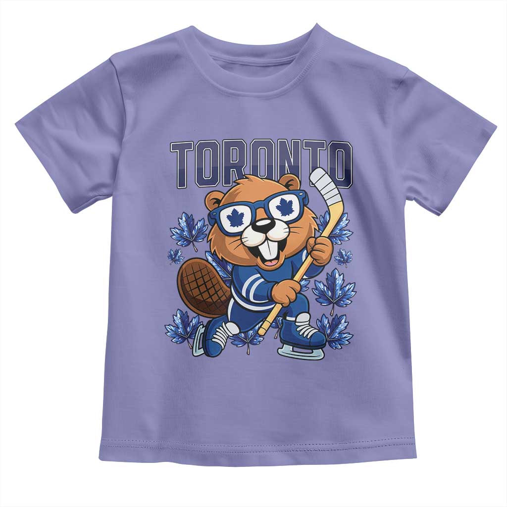 Toronto Ice Hockey Beaver Toddler T Shirt Canadian Pride Gift - Wonder Print Shop