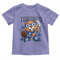 Toronto Ice Hockey Beaver Toddler T Shirt Canadian Pride Gift - Wonder Print Shop