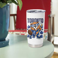 Toronto Ice Hockey Beaver Tumbler Cup Canadian Pride Gift - Wonder Print Shop