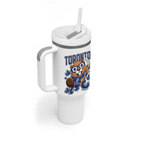 Toronto Ice Hockey Beaver Tumbler With Handle Canadian Pride Gift - Wonder Print Shop