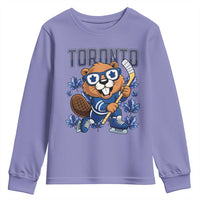 Toronto Ice Hockey Beaver Youth Sweatshirt Canadian Pride Gift - Wonder Print Shop