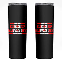 Elbows Up Gloves Off Skinny Tumbler Canadian Ice Hockey Lover Gift - Wonder Print Shop