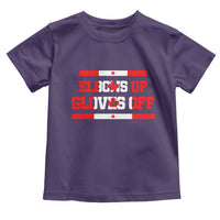 Elbows Up Gloves Off Toddler T Shirt Canadian Ice Hockey Lover Gift - Wonder Print Shop