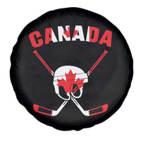 Canada Hockey Fan Ice Hockey Gear Red White Gift Spare Tire Cover - Wonder Print Shop