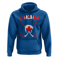 Canada Hockey Fan Ice Hockey Gear Red White Gift Hoodie - Wonder Print Shop
