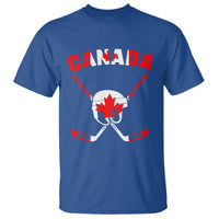 Canada Hockey Fan Ice Hockey Gear Red White Gift T Shirt - Wonder Print Shop