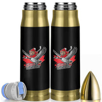 Elbows Up Gloves Off Bullet Tumbler Canadian Ice Hockey Beaver Gift - Wonder Print Shop