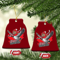 Elbows Up Gloves Off Ceramic Ornament Canadian Ice Hockey Beaver Gift - Wonder Print Shop