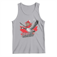 Elbows Up Gloves Off Tank Top Canadian Ice Hockey Beaver Gift - Wonder Print Shop