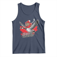 Elbows Up Gloves Off Tank Top Canadian Ice Hockey Beaver Gift - Wonder Print Shop