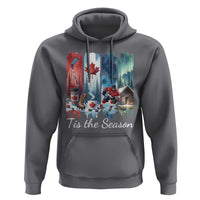 Christmas Canada Ice Hockey Lover Hoodie Tis The Season - Wonder Print Shop