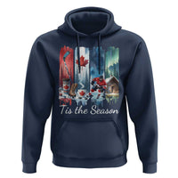 Christmas Canada Ice Hockey Lover Hoodie Tis The Season - Wonder Print Shop