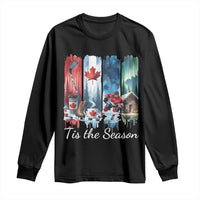 Christmas Canada Ice Hockey Lover Long Sleeve Shirt Tis The Season - Wonder Print Shop