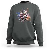 Funny Beaver Playing Ice Hockey Sweatshirt Winter Sports Gift - Wonder Print Shop