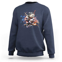 Funny Beaver Playing Ice Hockey Sweatshirt Winter Sports Gift - Wonder Print Shop