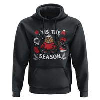Canadian Ice Hockey Beaver Hoodie Tis The Season Holiday Gift - Wonder Print Shop
