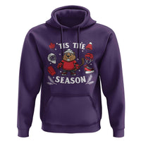 Canadian Ice Hockey Beaver Hoodie Tis The Season Holiday Gift - Wonder Print Shop