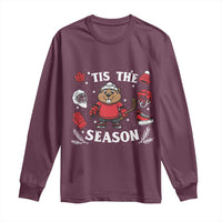 Canadian Ice Hockey Beaver Long Sleeve Shirt Tis The Season Holiday Gift - Wonder Print Shop