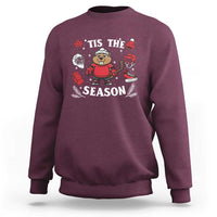 Canadian Ice Hockey Beaver Sweatshirt Tis The Season Holiday Gift - Wonder Print Shop