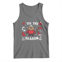 Canadian Ice Hockey Beaver Tank Top Tis The Season Holiday Gift - Wonder Print Shop