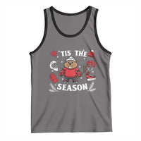 Canadian Ice Hockey Beaver Tank Top Tis The Season Holiday Gift - Wonder Print Shop