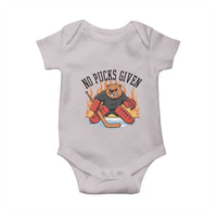 Funny Beaver Ice Hockey Goalie Gift Baby Onesie No Pucks Given - Wonder Print Shop