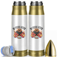 Funny Beaver Ice Hockey Goalie Gift Bullet Tumbler No Pucks Given - Wonder Print Shop
