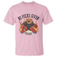 Funny Beaver Ice Hockey Goalie Gift T Shirt No Pucks Given - Wonder Print Shop