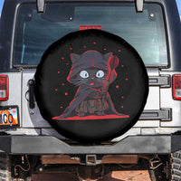 Funny Cat Vader Kitten Playing Darts Spare Tire Cover Space Scifi Dartist Gift - Wonder Print Shop