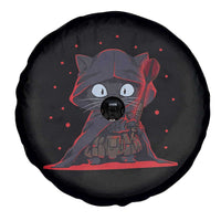 Funny Cat Vader Kitten Playing Darts Spare Tire Cover Space Scifi Dartist Gift - Wonder Print Shop