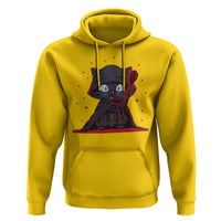 Funny Cat Vader Kitten Playing Darts Hoodie Space Scifi Dartist Gift - Wonder Print Shop