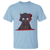 Funny Cat Vader Kitten Playing Darts T Shirt Space Scifi Dartist Gift - Wonder Print Shop
